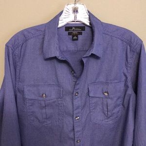 EUC Marc Anthony stretch slim button down size S